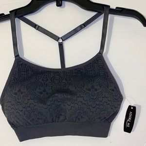Adore me gray bralette with padding. New with tags. Size large